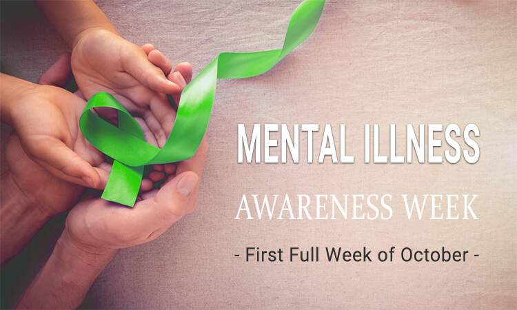 Mental Illness Awareness Week first week of October 2023